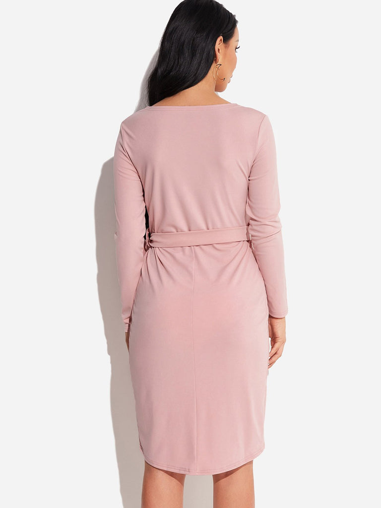 Womens Pink Casual Dresses