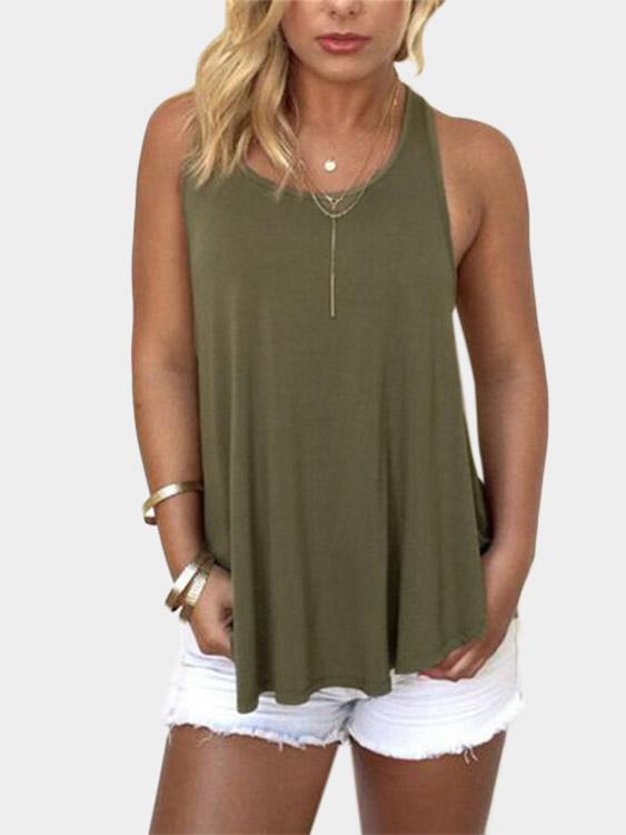 Womens Army Green Camis