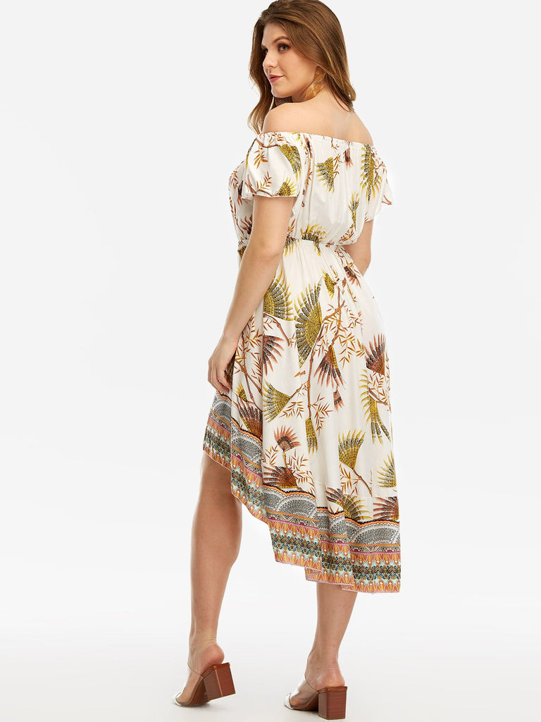 Womens Apricot Plus Size Dresses