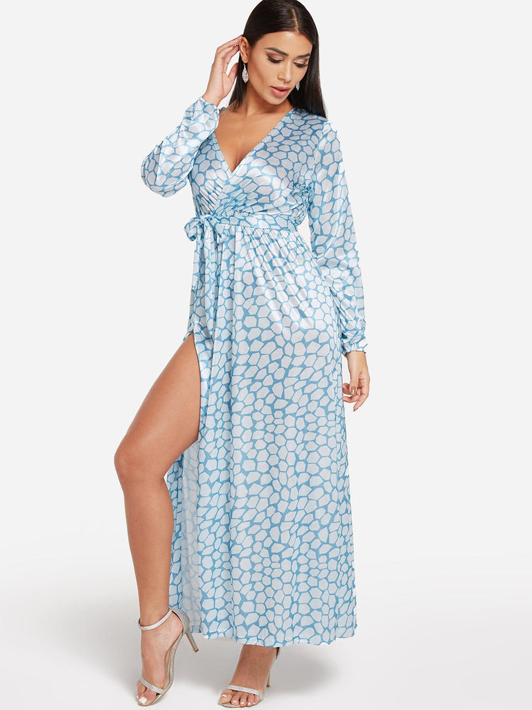 Ladies Long Sleeve Maxi Dress