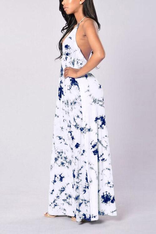 Ladies Blue Maxi Dresses