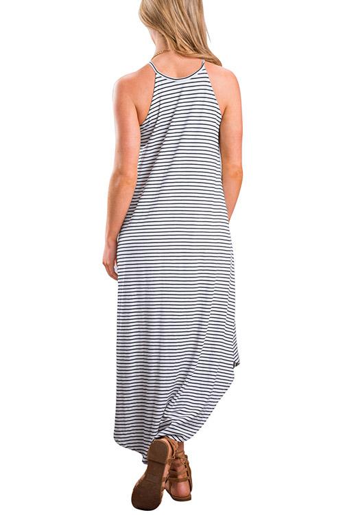 Womens Striped Maxi Dresses