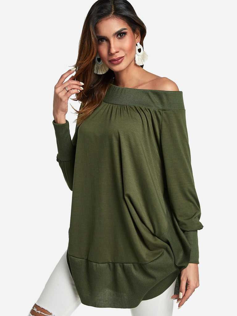 Ladies Army Green Sexy Dresses