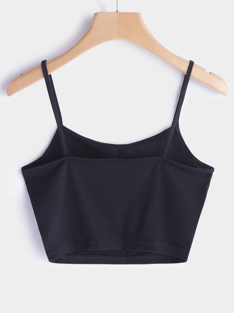 Womens Black Camis