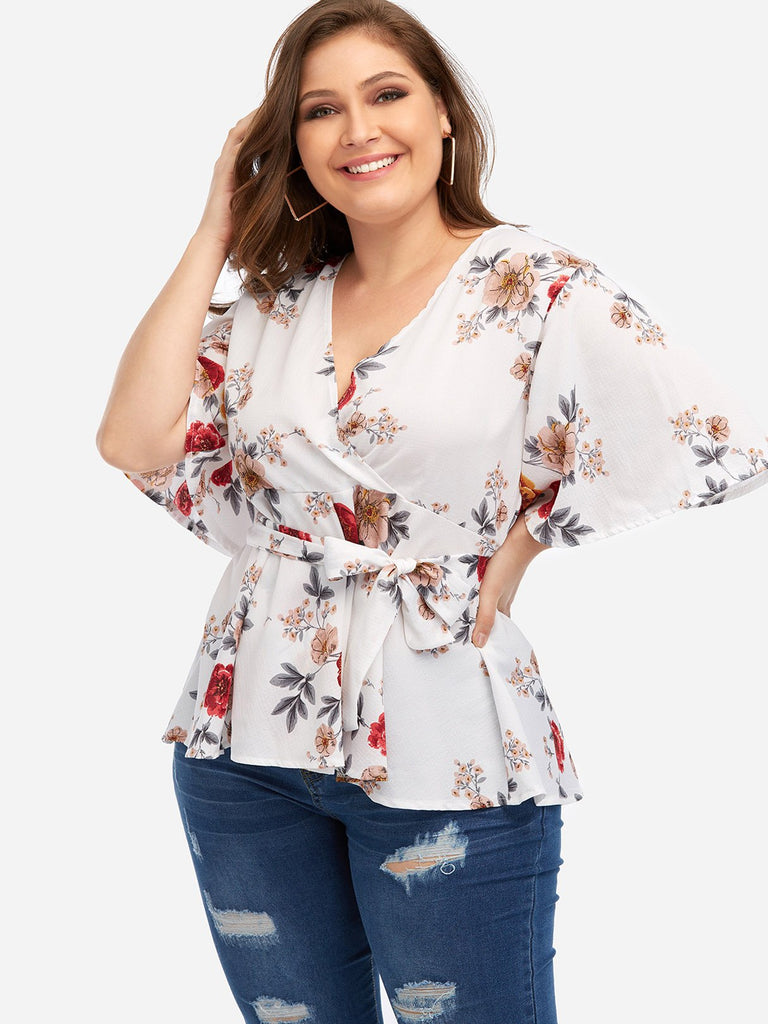 Ladies Half Sleeve Plus Size Tops