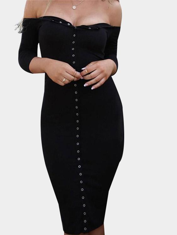 Ladies Black Sexy Dresses