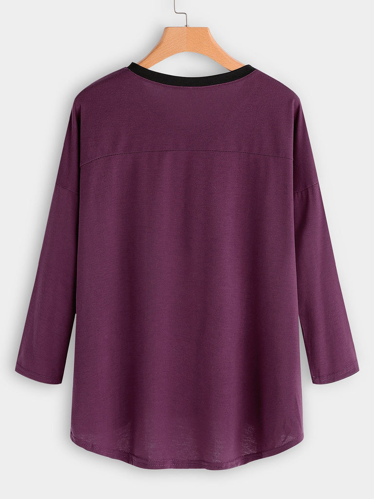 Womens Purple T-Shirts