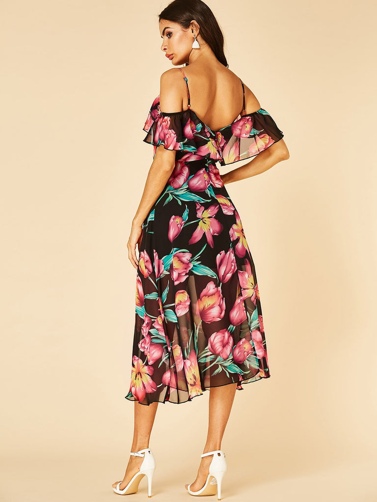 Ladies Floral Floral Dresses