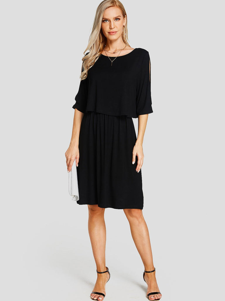 Womens Black Casual Dresses