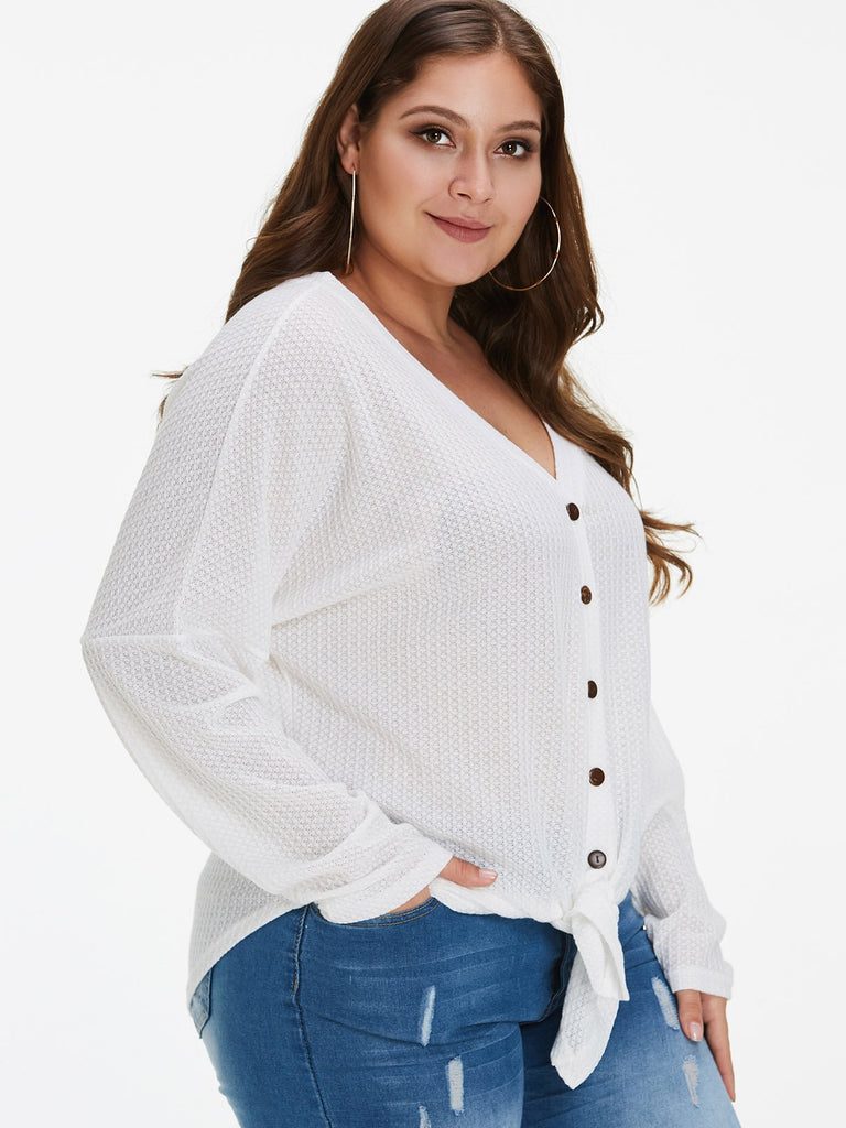 Ladies Plus Size Lace Tops