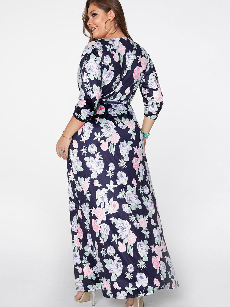 Womens Navy Plus Size Dresses