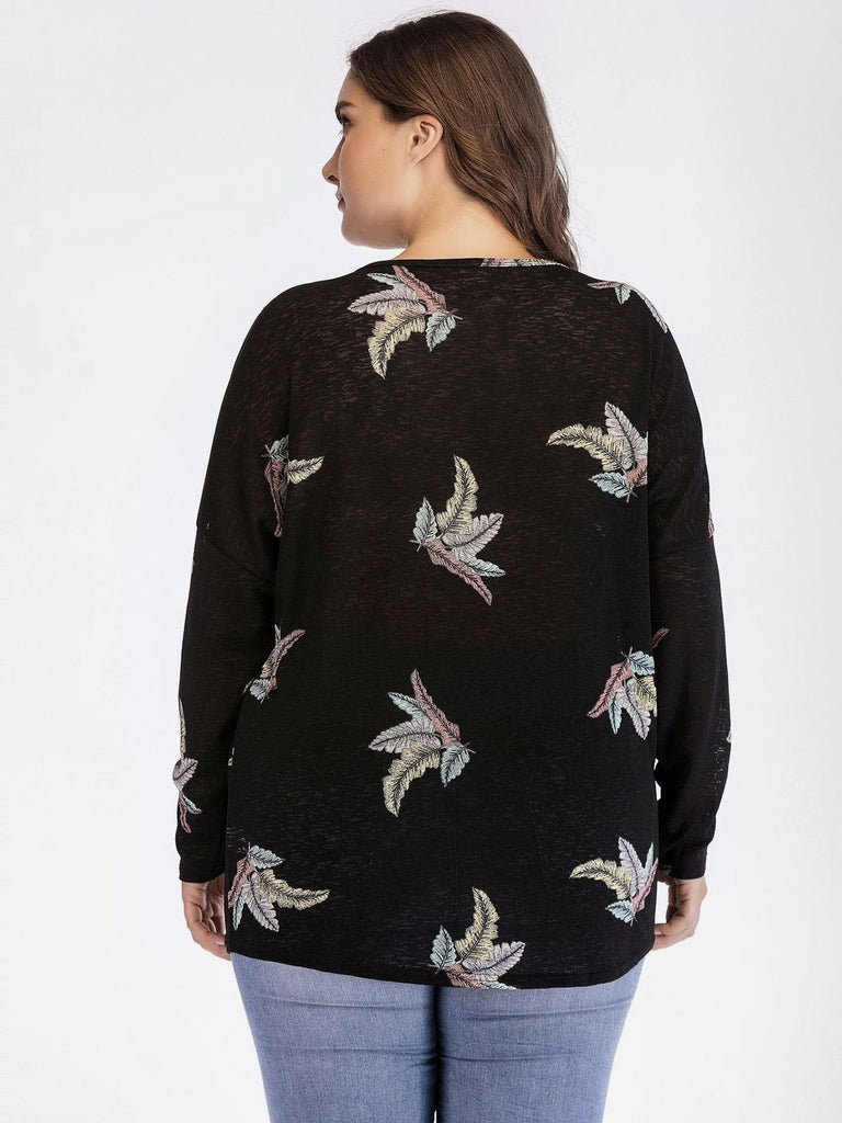 Womens Black Plus Size Tops