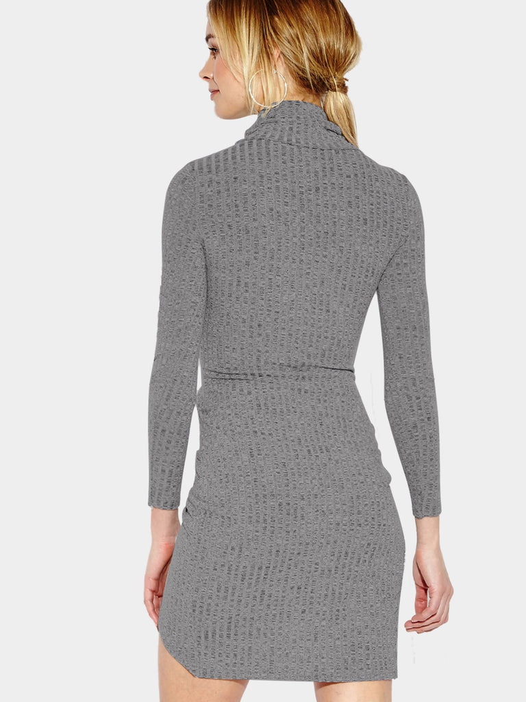 Womens Grey Bodycon Dresses