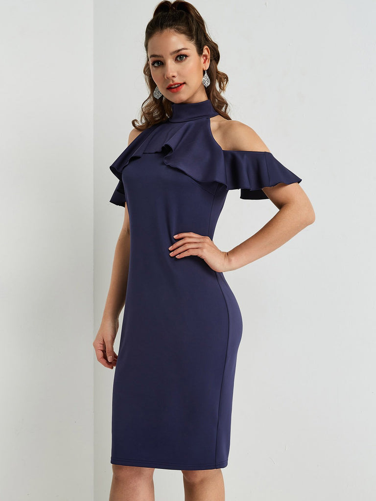 Ladies Navy Sexy Dresses