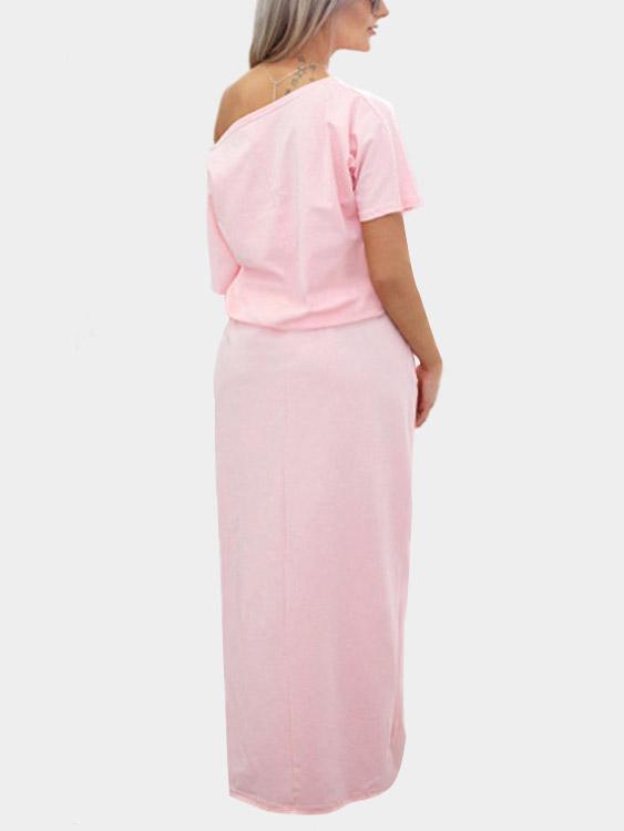 Womens Pink Casual Dresses