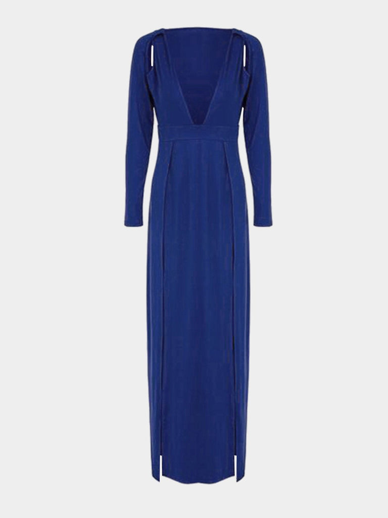 Womens Blue Maxi Dresses