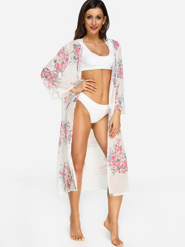 Womens Long Sleeve Beach Cover Ups