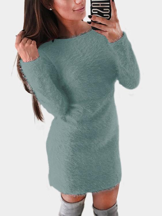 Ladies Long Sleeve Mini Dress