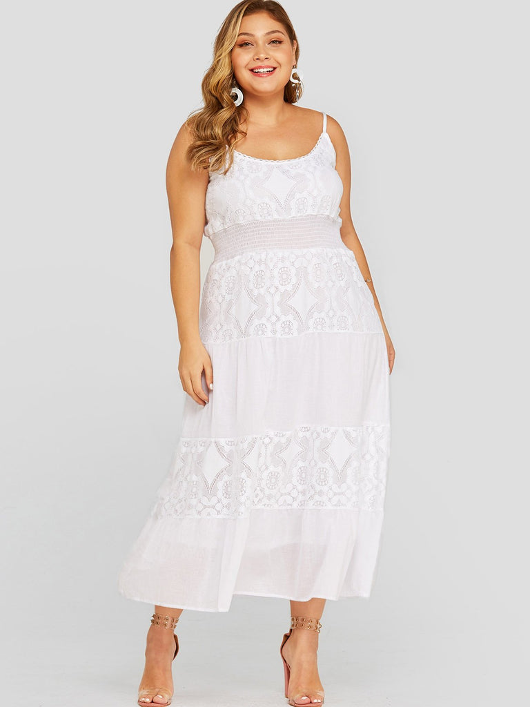 Womens White Plus Size Dresses