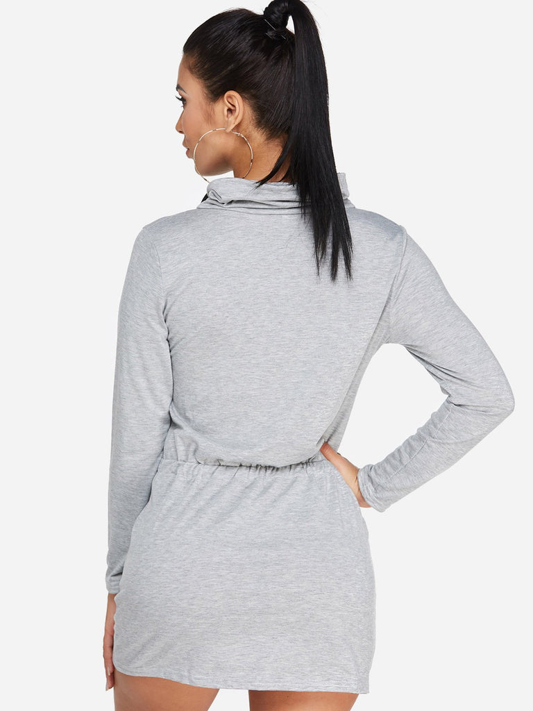 Womens Grey Casual Dresses