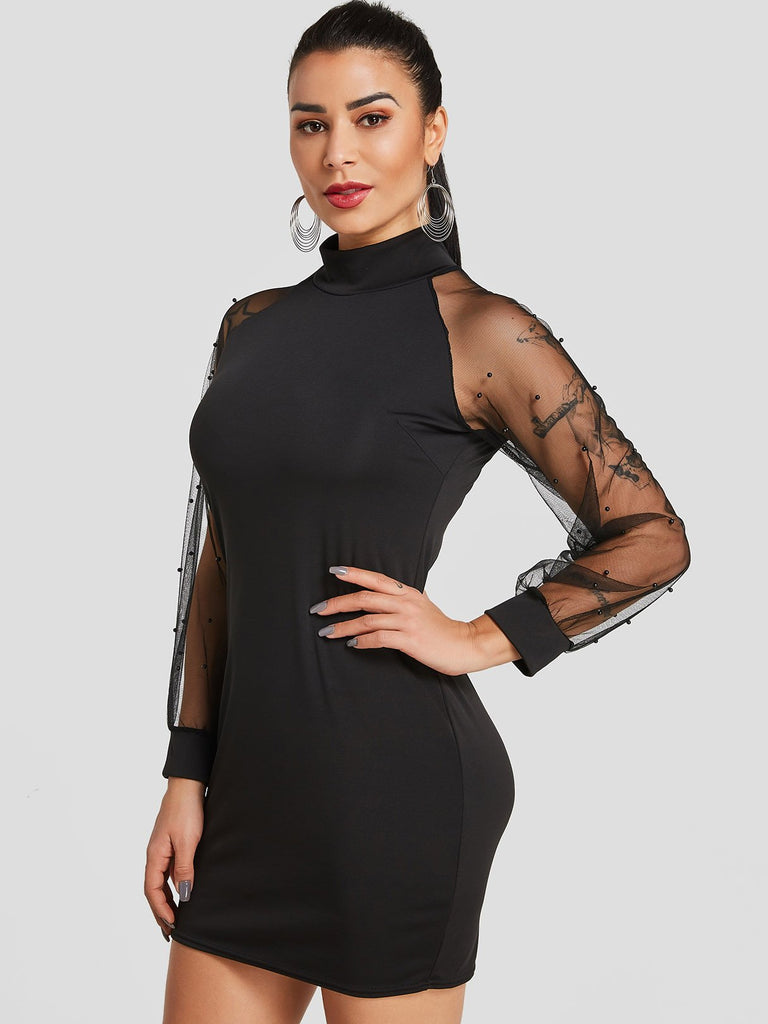 Ladies Black Bodycon Dresses