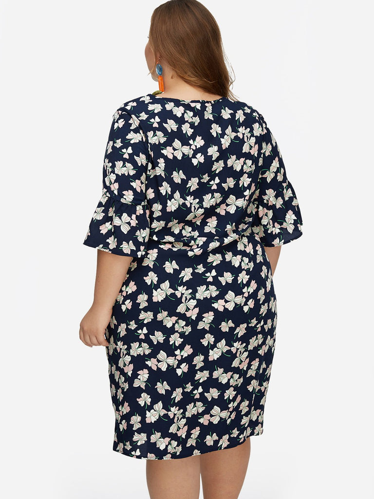 Womens Navy Plus Size Dresses