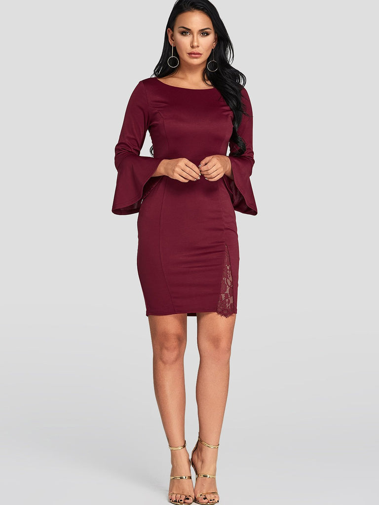 Womens 3/4 Sleeve Sexy Dresses