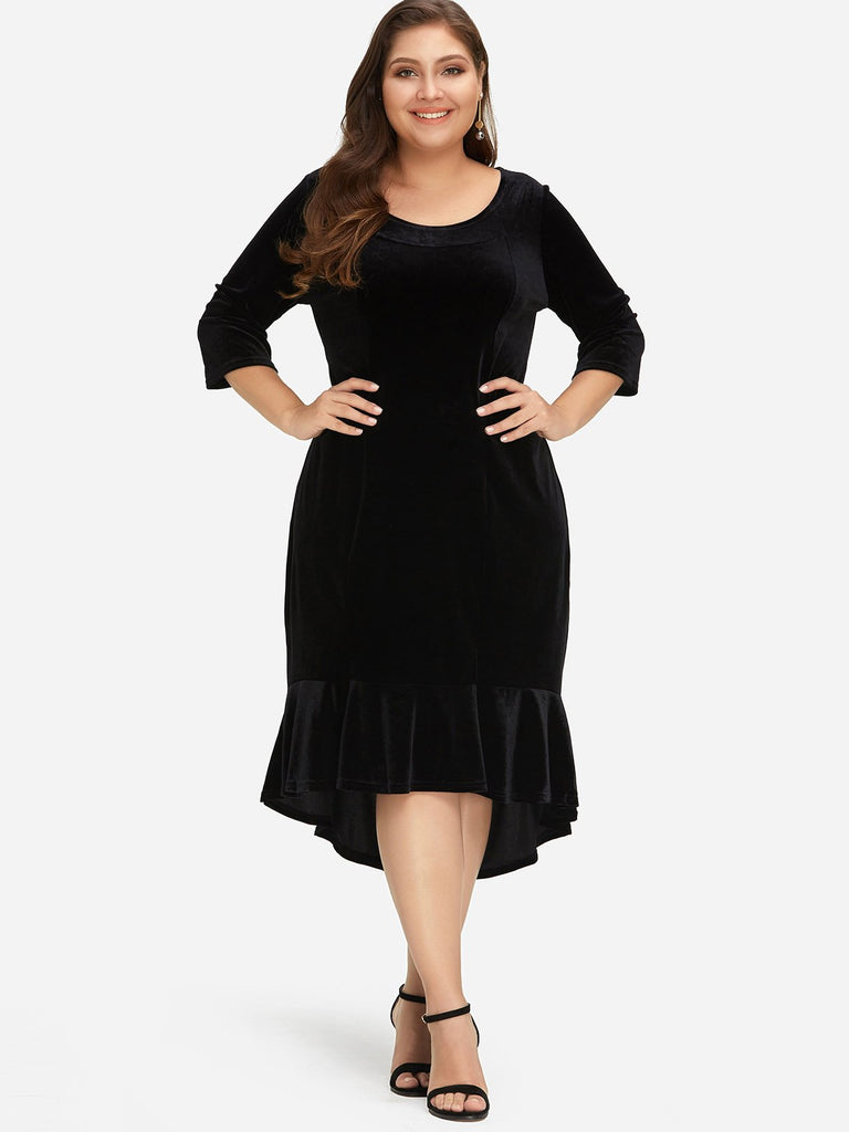 Plus Size Summer Maxi Dresses With Sleeves