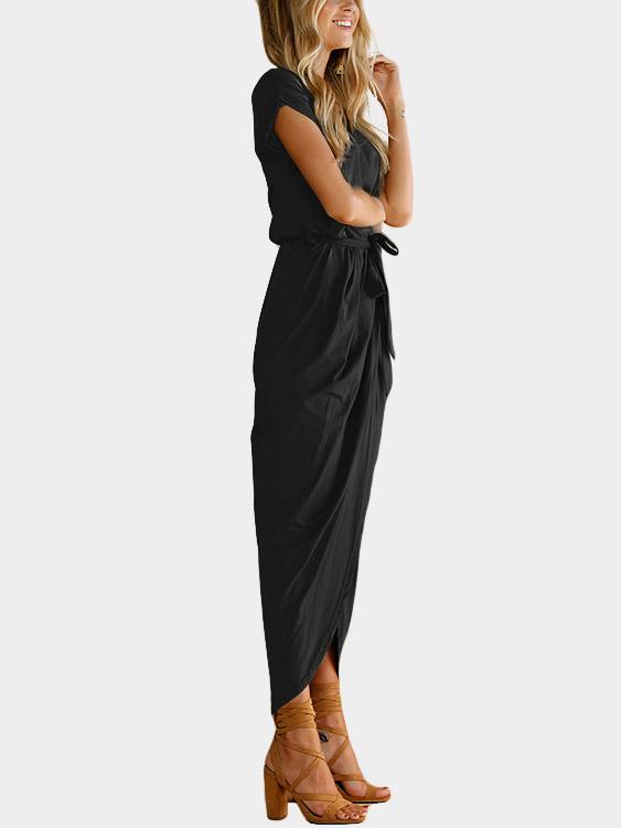 Black Long Shift Dress