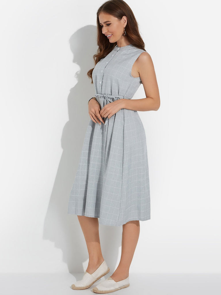 Ladies Grey Casual Dresses