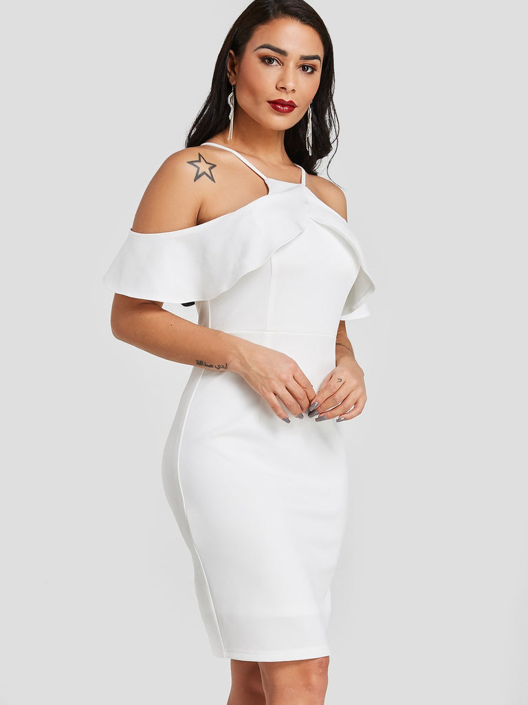 Ladies White Sexy Dresses