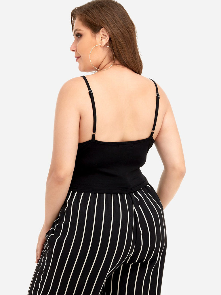 Womens Black Plus Size Tops