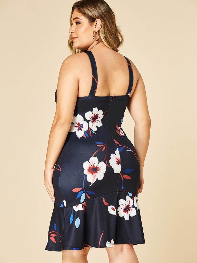 Ladies Sleeveless Plus Size Dress