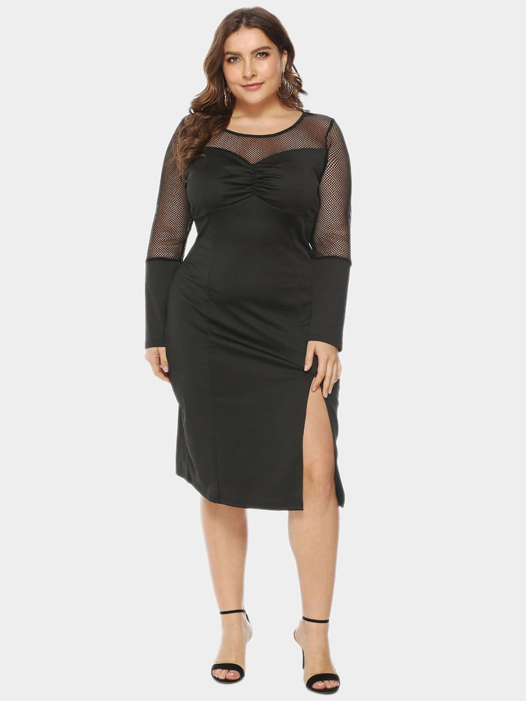 Short Sleeve Plus Size Formal Dresses