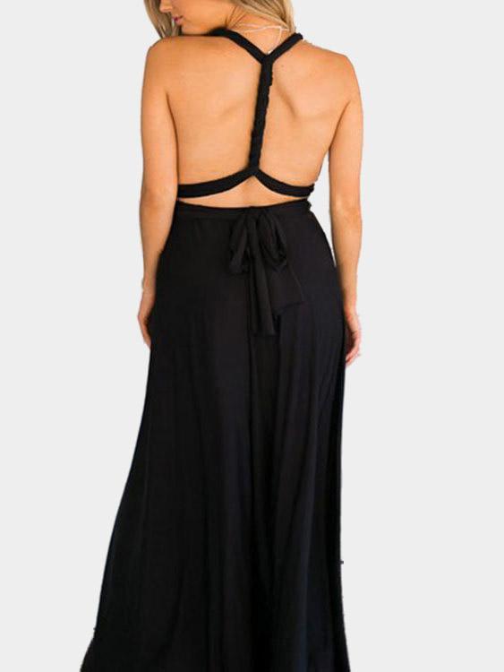 Womens Black Maxi Dresses