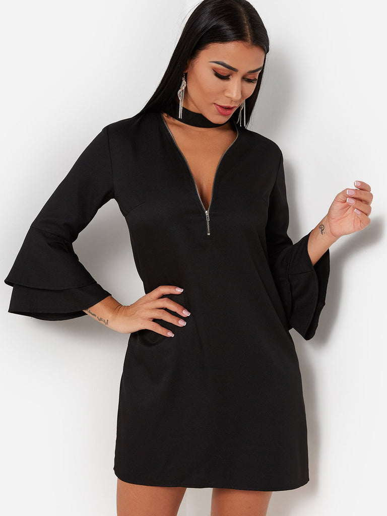 Ladies Black Casual Dresses