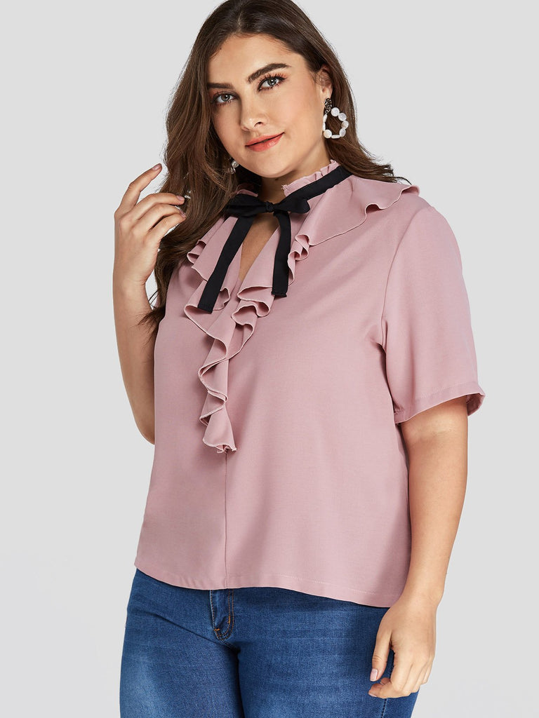 Ladies Pastel Plus Size Tops