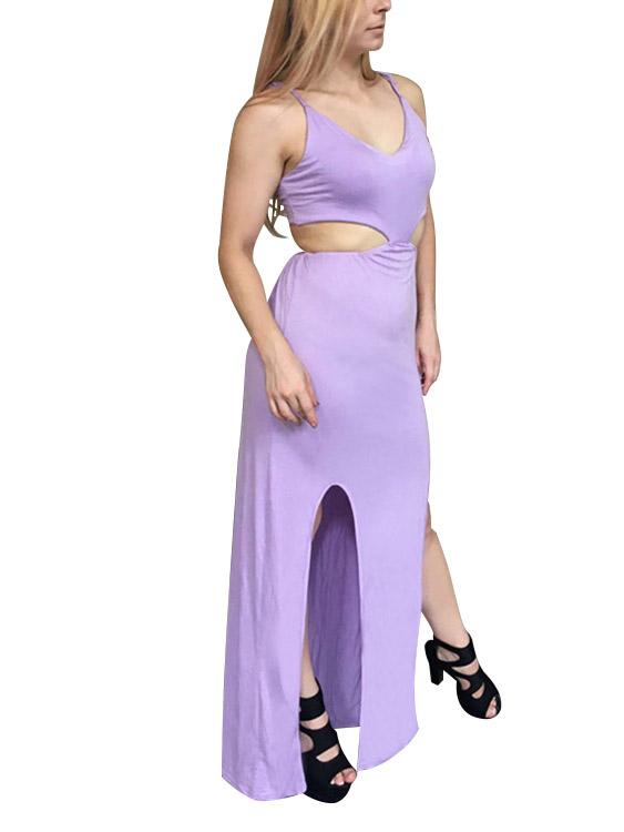 Womens Sleeveless Maxi Dress