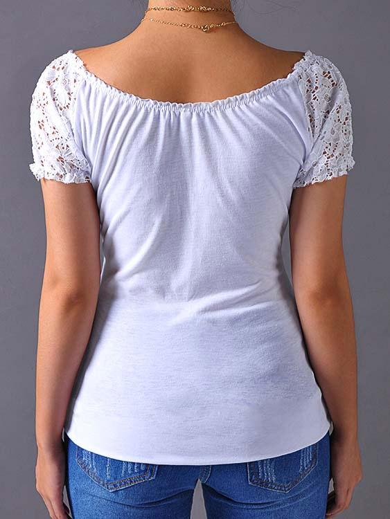 Womens White T-Shirts