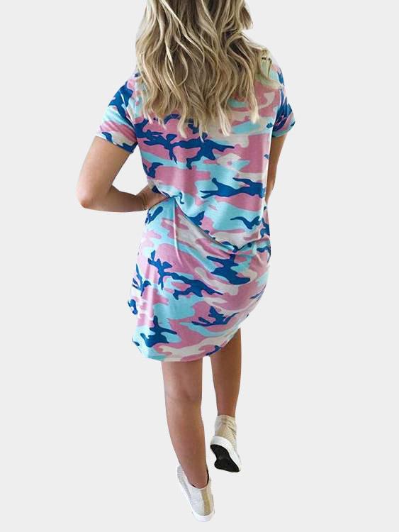 Womens Camo Casual Dresses