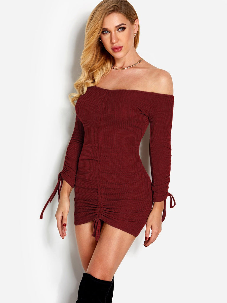 Ladies V-Neck Dresses