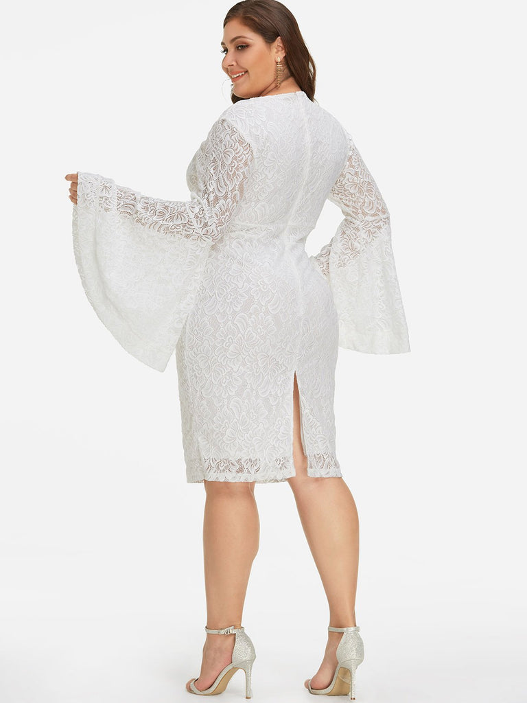 Womens White Plus Size Dresses