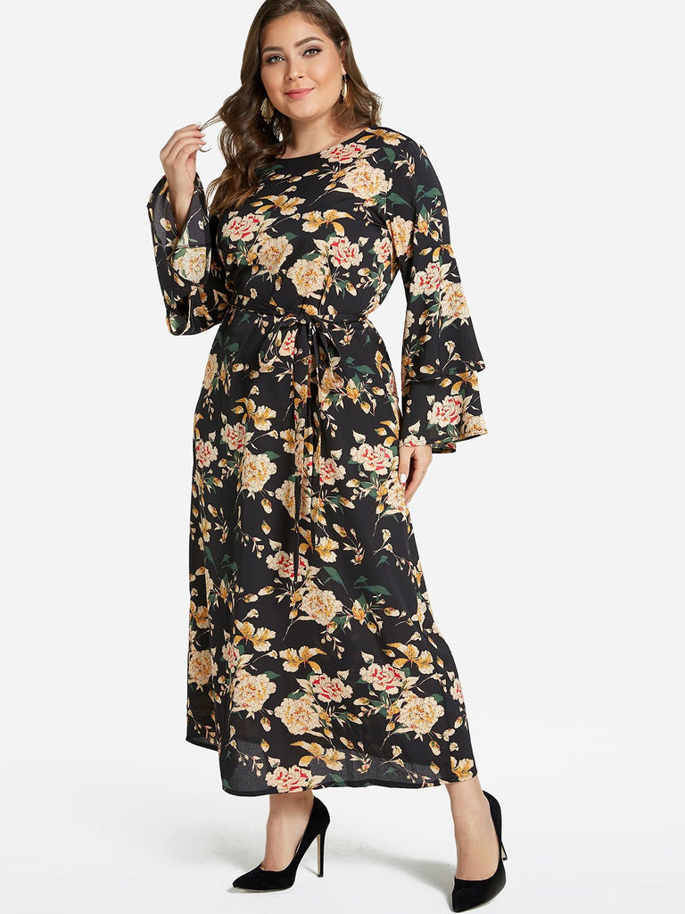 Ladies Green Plus Size Dresses