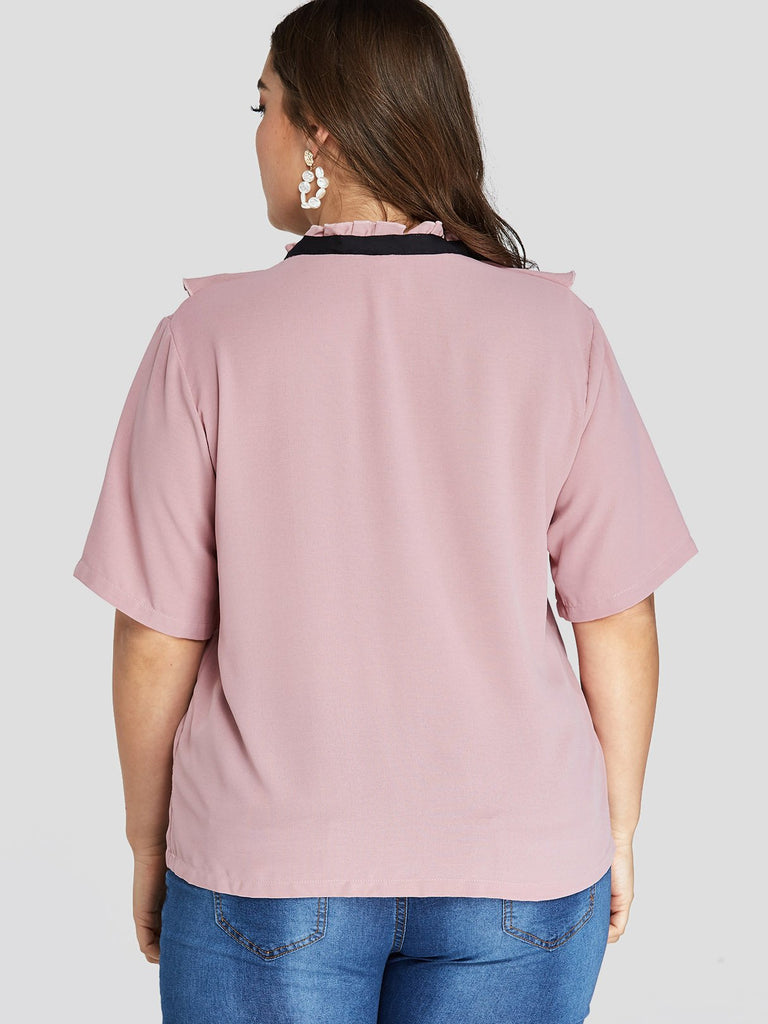 Womens Pastel Plus Size Tops