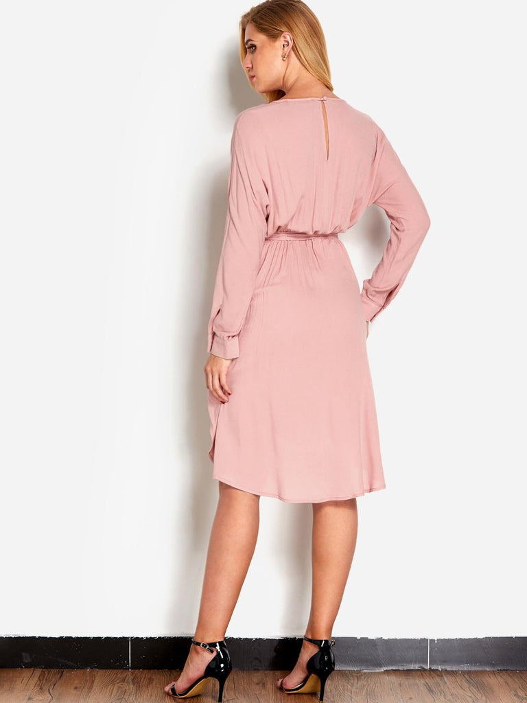 Womens Pink Casual Dresses