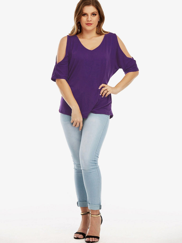 Womens Burgundy Plus Size Tops