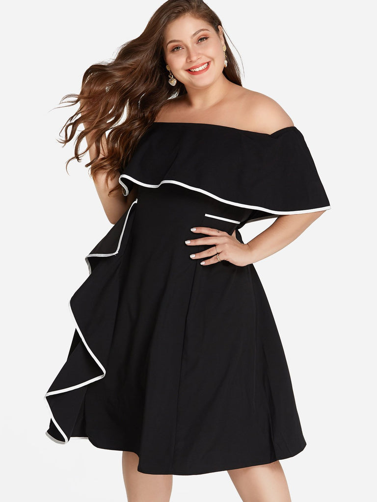 Ladies Black Plus Size Dresses