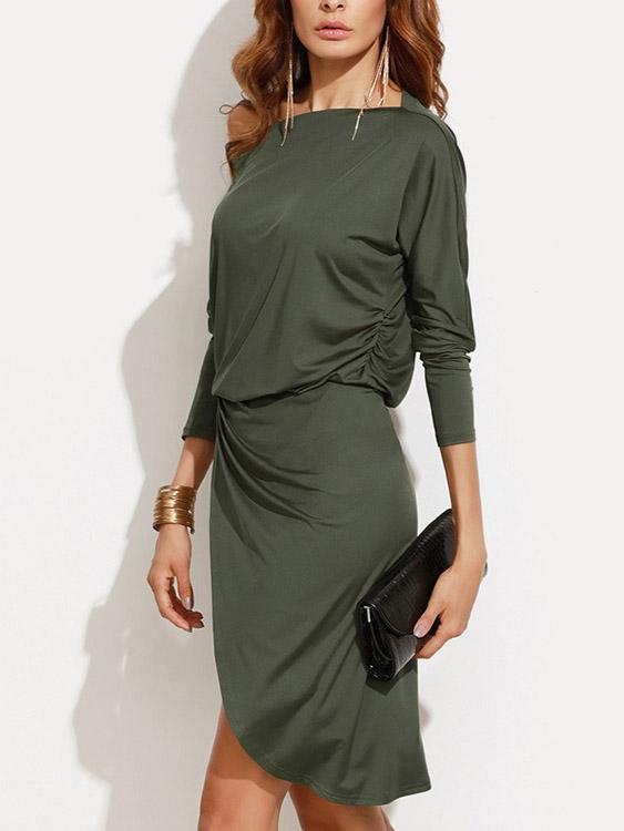 Ladies Long Sleeve Casual Dresses