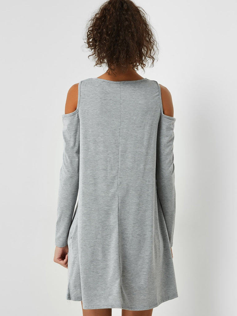 Womens Grey Casual Dresses