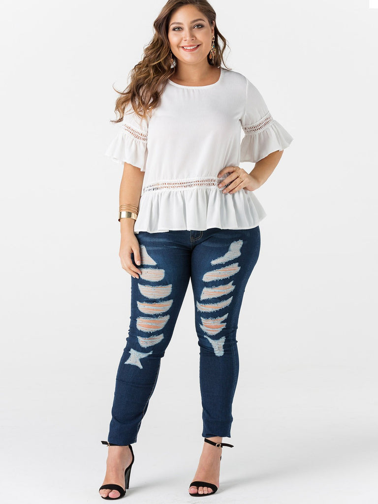 Ladies Plus Size Summer Tops